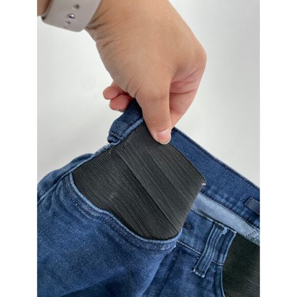 Joes Jeans Womens 30 Maternity Blue Stretch Denim Flawless Mid Rise Skinny - Picture 12 of 14